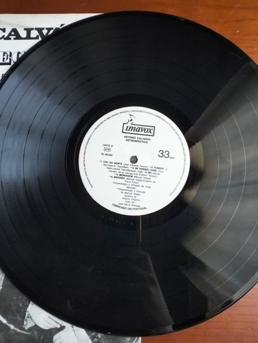 Disco de vinil LP António Calvário - Retrospectiva