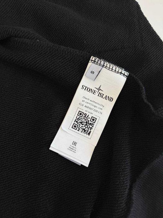 Стон Айлед Толстовка Черная / Худи Новое Stone Island