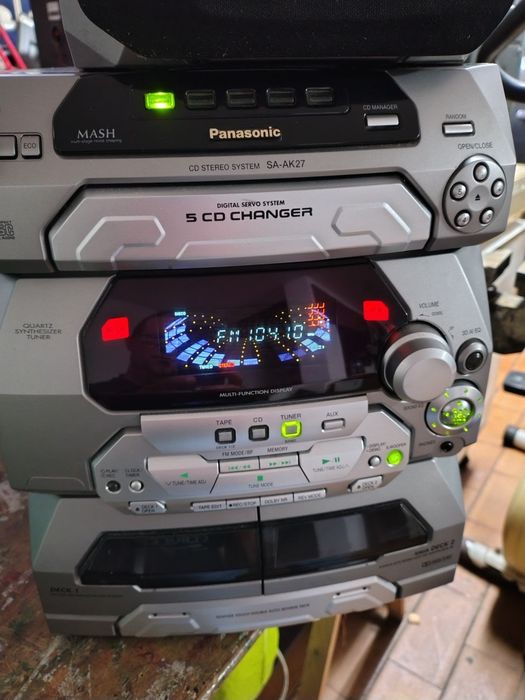 Aparelhagem Panasonic SA ak27 vintage anos 90