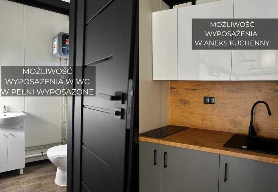 Pawilon/Kontener 9x3m  (Usługowy, Biurowy, fryzjer, Barber)