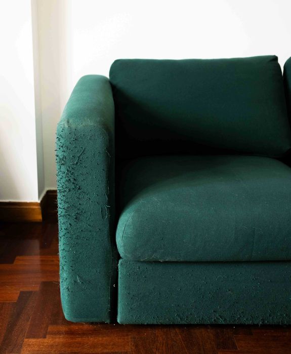 Sofa Ikea Vimle Verde  03 lugares BARATO - Muito bom