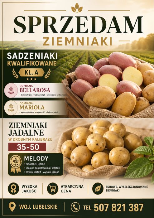 Bellarosa  ziemniaki sadzeniaki kwalifikowane