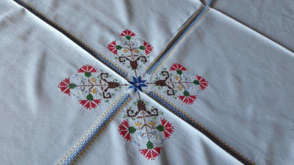 Hand-Embroidered Towel
