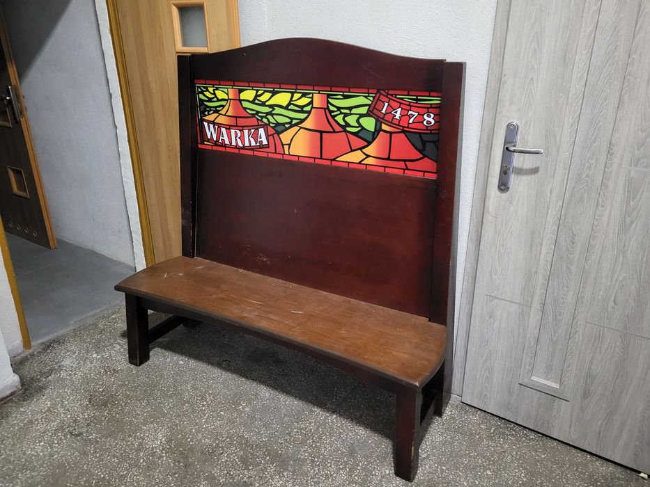 Stoły ławy meble solidne grube drewno  wyposażenie bar pub restauracja