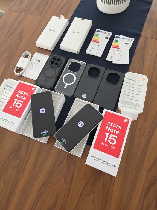 Redmi Note 15 Pro Plus 5G 12GB/512GB, 15 Pro 256GB NOVO. Troca/retoma. Fatura, garantia, capa
