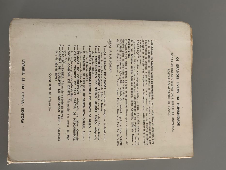 Livro Os Lusíadas contados às Crianças ( portes inc)