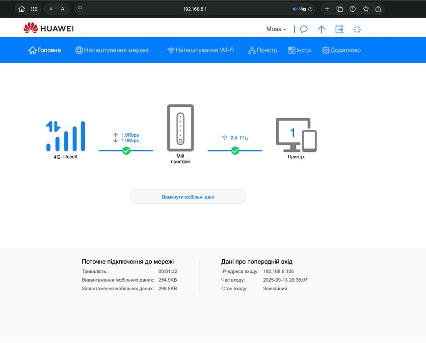 4G/3G Wi-Fi роутер Huawei B311-221 | Маршрутизатор