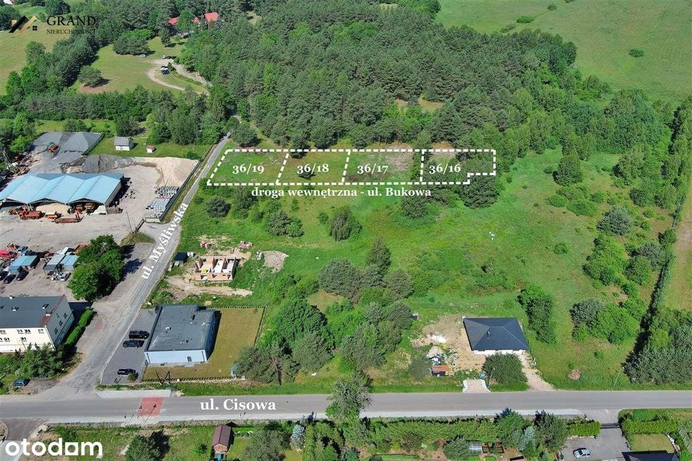 Działka przy lesie pod budownictwo jednorodzinne- - Widok 2