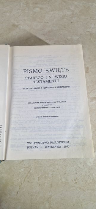 Pismo Święte Starego i Nowego Testamentu