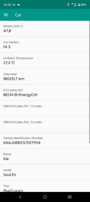Продам електромобіль KIA SOUL EV 2016