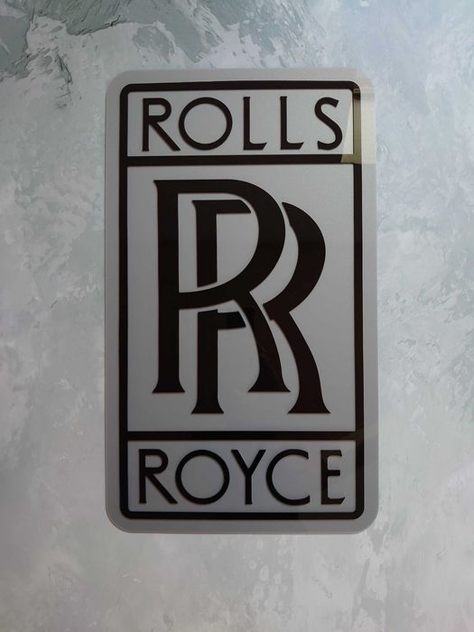 Rolls Royce logo na ścianę idealny na prezent dla męża chłopaka