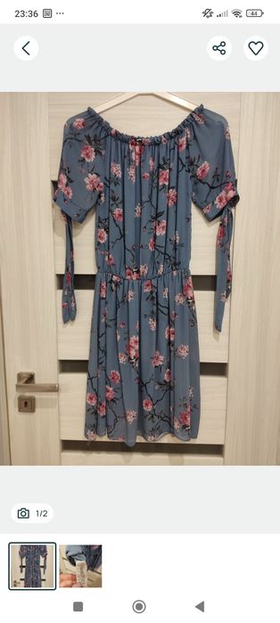 Sukienka M/L niebieska