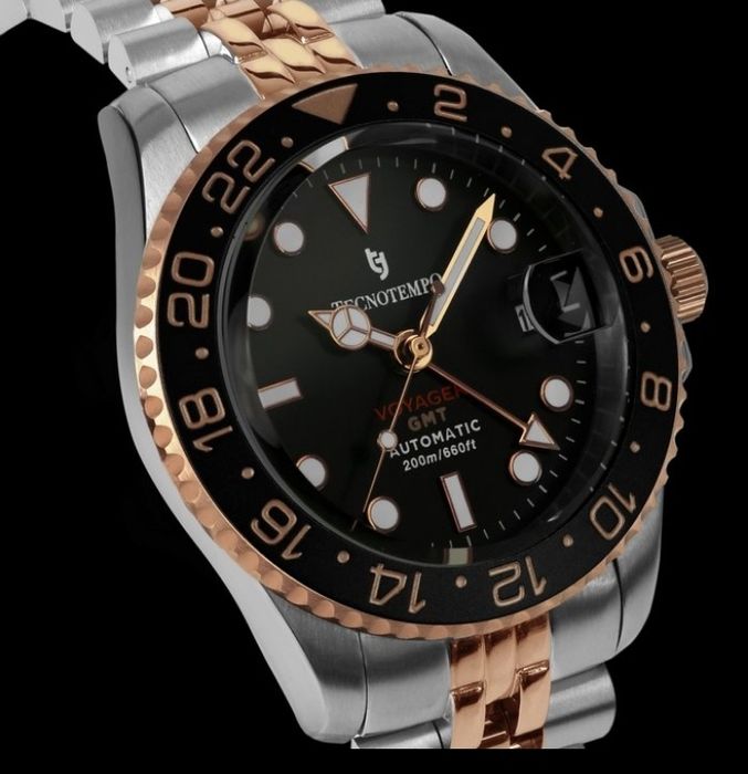 Relógio Tecnotempo Voyager GMT novo!