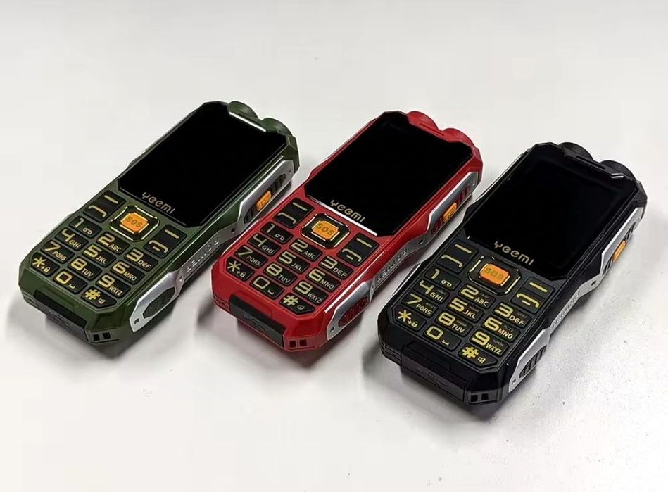 Телефон PowerBank 5000mAh кнопочний мобільний Великий екран та батарея