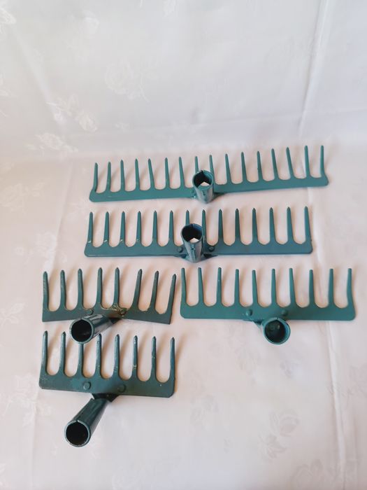 Grabie metalowe, 5 sztuk, do prac budowlanych i gospodarskich