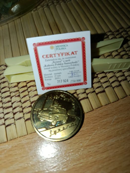 Monety z certyfikatem