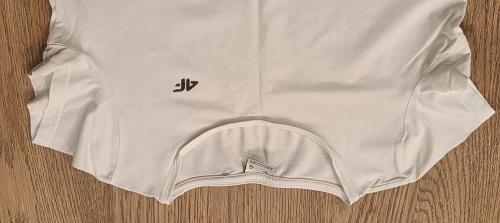 Koszulka, T-shirt biały 4f, rozmiar 146 cm