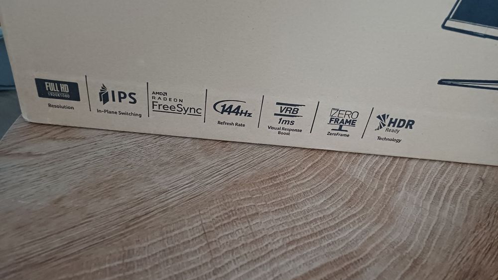 Monitor Acer Nitro VG240Y | 144hz | IPS | 1ms | STAN IDEALNY JAK NOWY