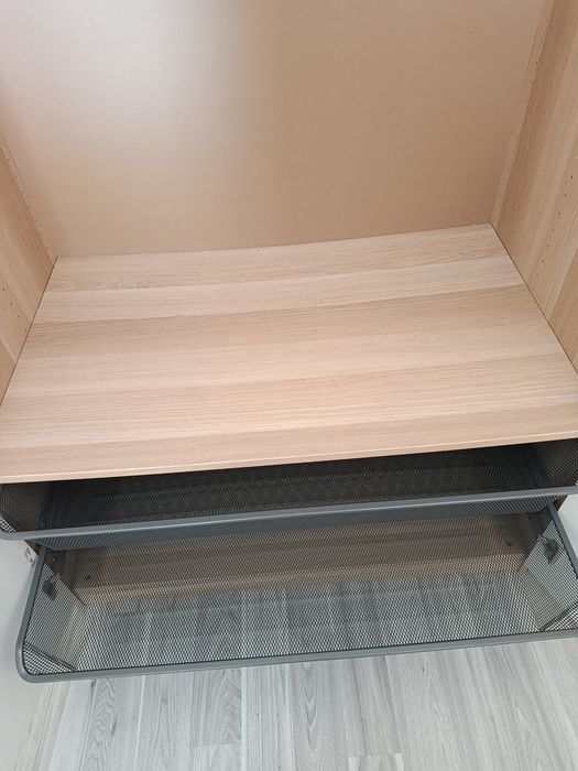 Roupeiros Ikea Branco com Carvalho
