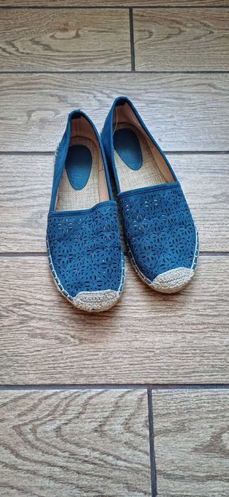 Granatowe# niebieskie espadryle Jenny Fairy# buty letnie r. 38