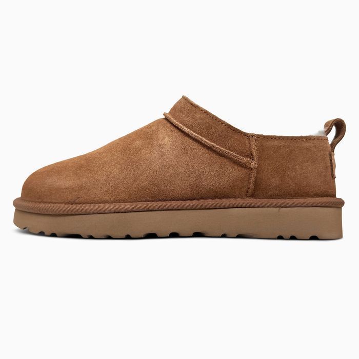 Уггі UGG Classic Micro Chestnut premium угги осінні/зимові з хутром