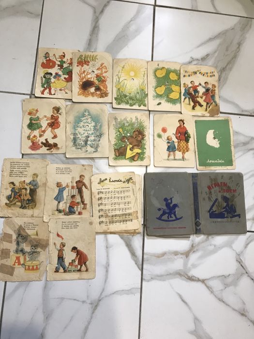 вініл платівки, пісенник дітячій/50х років