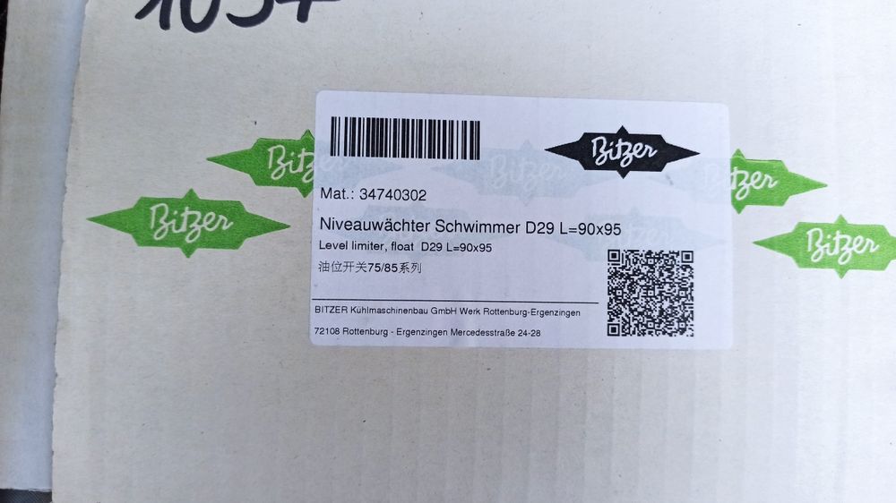 Detector/sensor nível BITZER64730292439938121