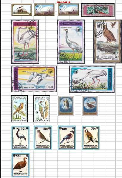Vendo ou troco Selos (Tema Aves Mundiais) 3/4