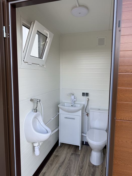 Kontener pawilon sanitarny WC toaleta kemping łazienka