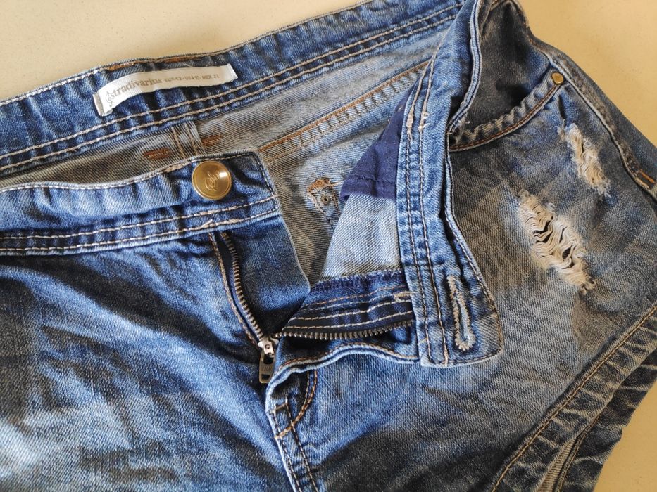 Calções Ganga Stradivarius 42 Bolsos