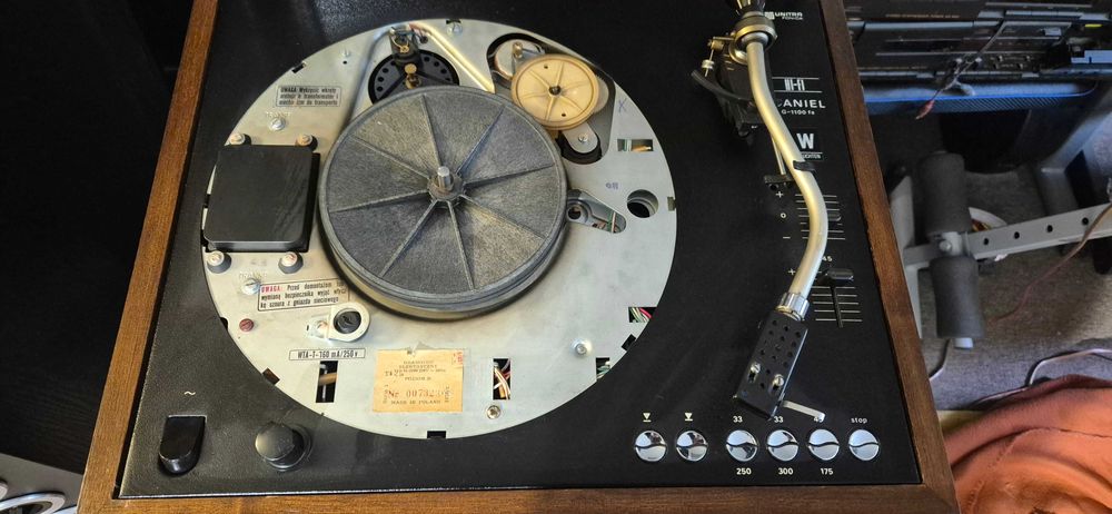 Gramofon Unitra  DANIEL 1100 FS  po serwisie nowa wkładka