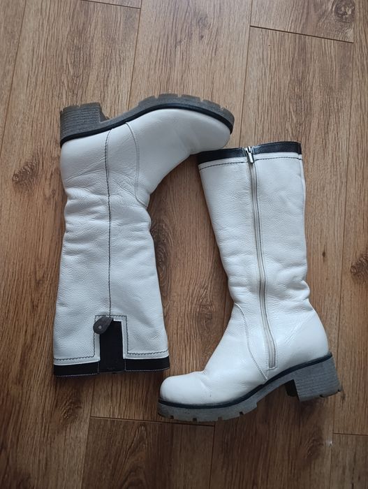 Зимові чоботи з натуральної шкіри