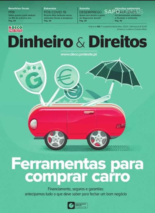 8 Revistas  Dinheiro e Direitos da DECO e guia fiscal 2022 Lote 1