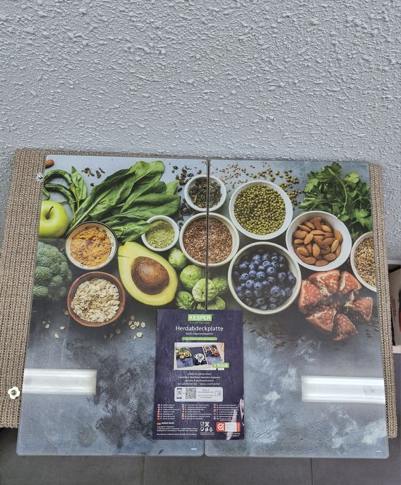 Osłona na płytę indukcyjną, deska do krojenia