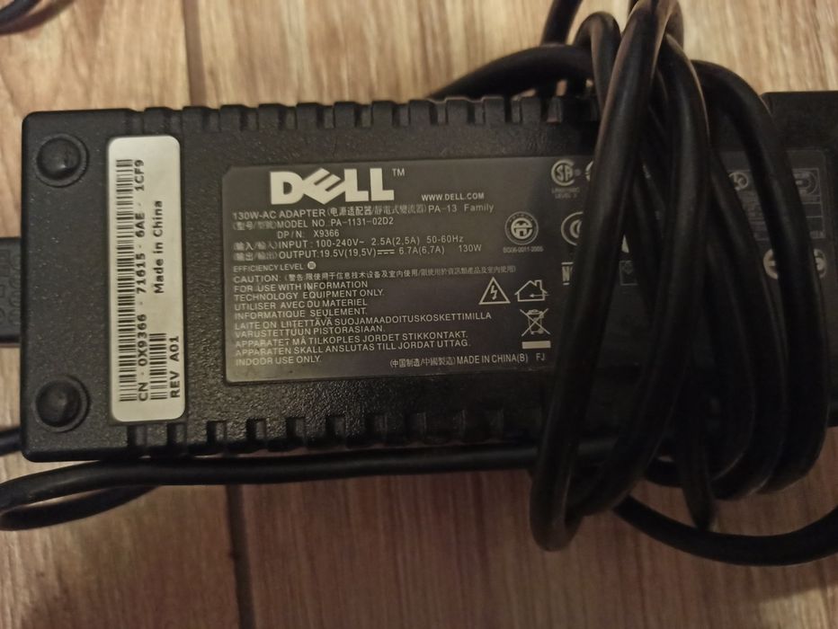Ładowarki laptopy HP dell