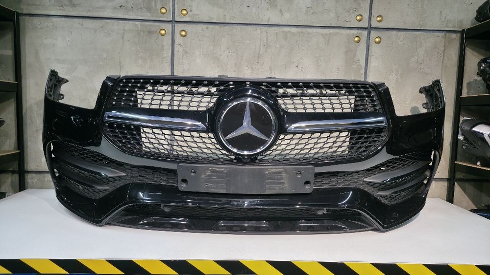 Mercedes GLE W167 AMG Black передній бампер оригінал Європа комплект 2020 2021 2022 2023