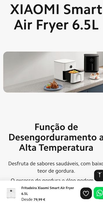 Air fryer nova, ainda na caixa