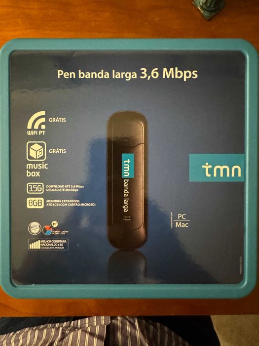 Modem Banda Larga Movel USB 3G TMN - Para colecionadores