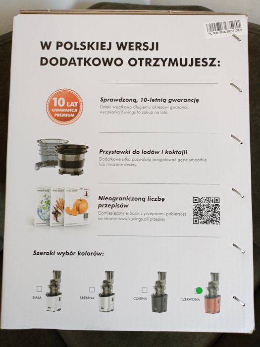 Wyciskarka wolnoobrotowa Kuvings Revo830