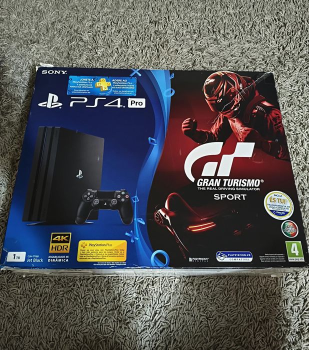 PlayStation 4 Pro 1TB + 3 Jogos + Base de Refrigeração