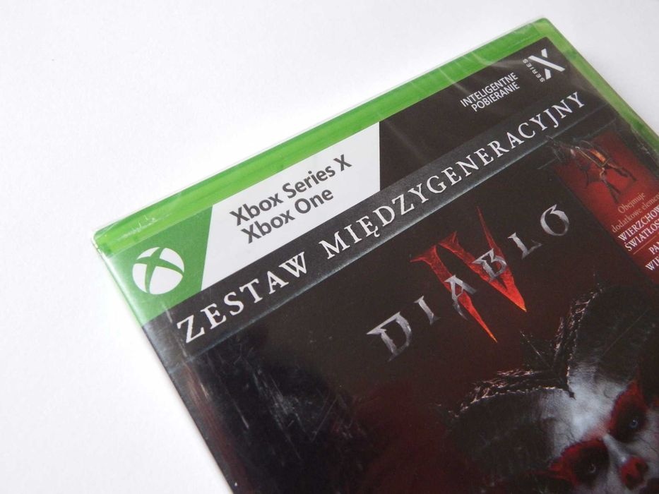 XBOX ONE + Xbox Series X ZESTAW miedzygeneracyjny DIABLO IV PL nowa