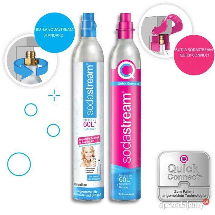 Wymiana nabicie napełnienie cylinder nabój sodastream Drobin