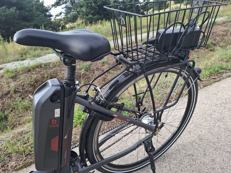 Rower elektryczny miejski BIRIA na części, silnik OK. Ogłoszenie charytatywne.