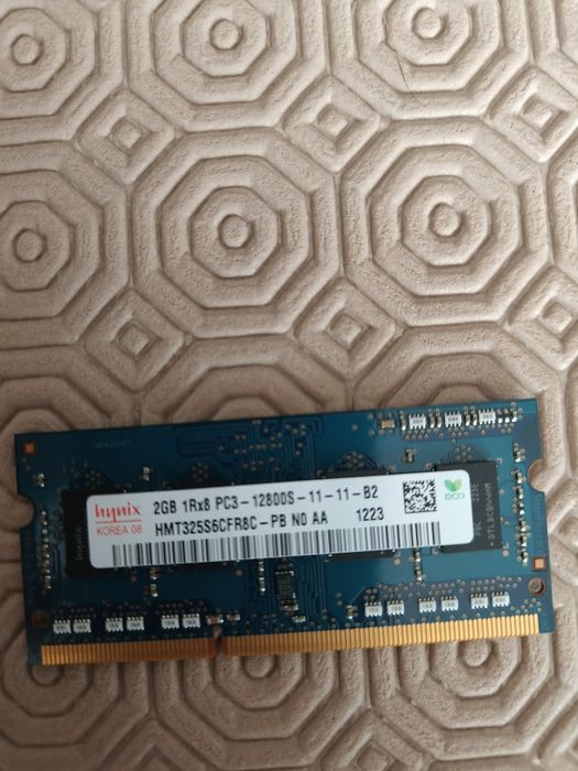 RAM DDR 3 2GB portátil