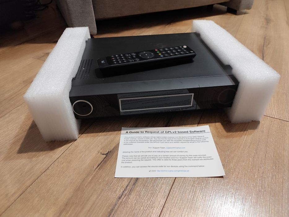 Vu+ Duo – dekoder satelitarny Linux – NOWY – pilot