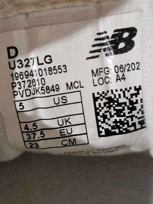 Buty new balance 327 NB 37,5 jesień brąz