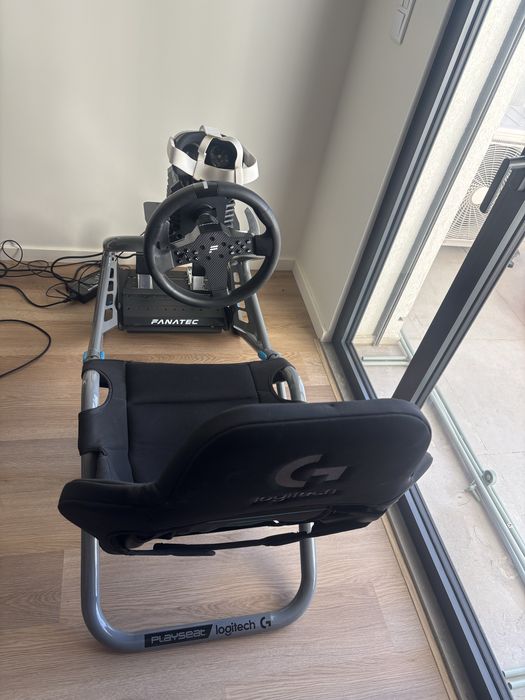 Setup Sim Racing Fanatec CSL DD 8Nm + Load Cell + Quest 3 + Playseat