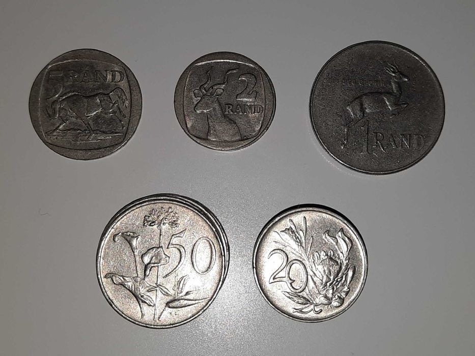Lote de 33 Moedas - South Africa (1965/1995)