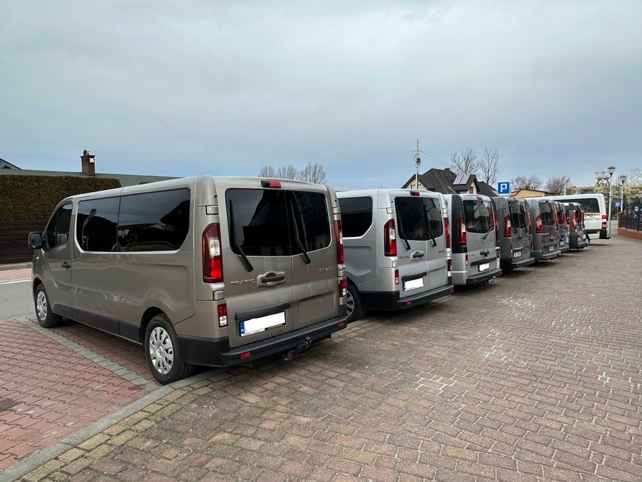 Wynajem Bus 9 osobowy LONG 2 x Klima Wolne terminy 14 samochodów