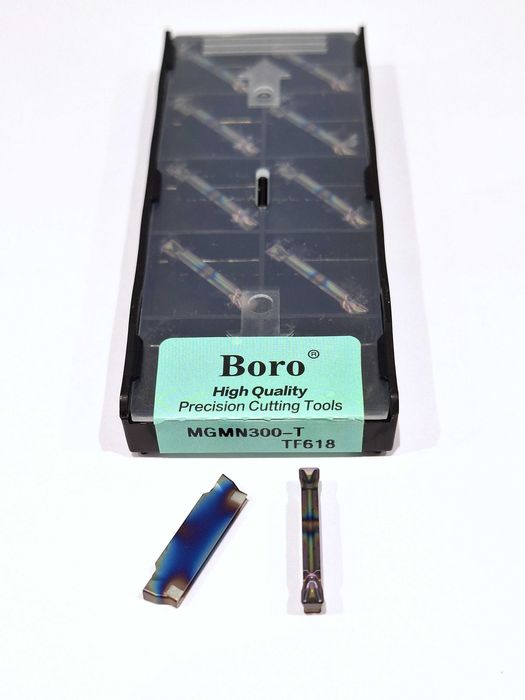 Listwa przecinak + płytki tokarskie MGMN 3mm / 4mm